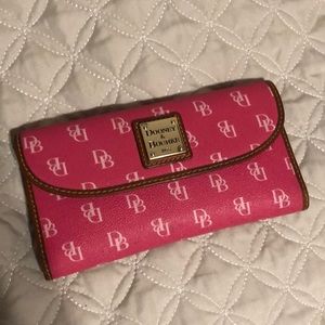 Dooney & Bourke Pink Bifold Wallet